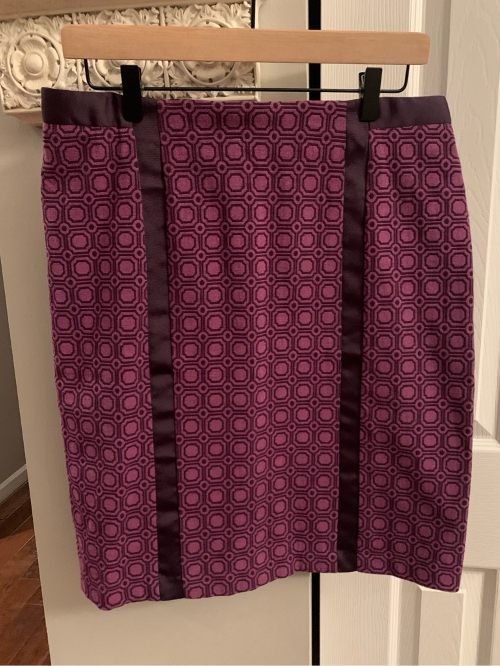 New York & Company Geometric Print Skirt - 12